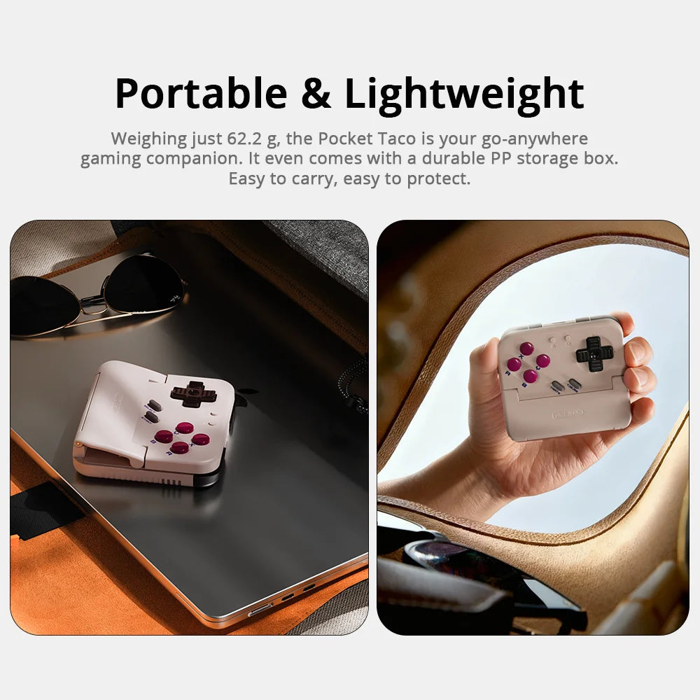 Vertical Handheld Gamepad Portable Bluetooth Controller — Black | KIMLUD