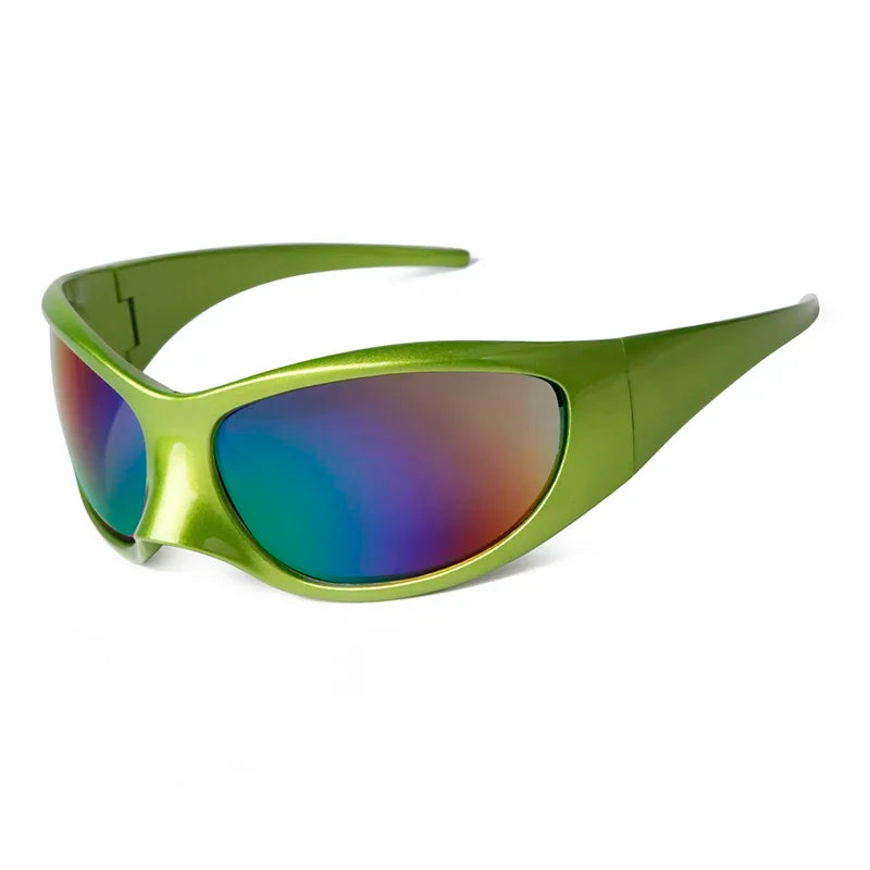 Plastic Oversized Frame Sunglasses — Black | KIMLUD