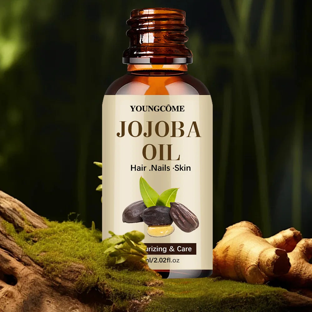 Organic Jojoba Oil For Face And Hair — Amber | KIMLUD