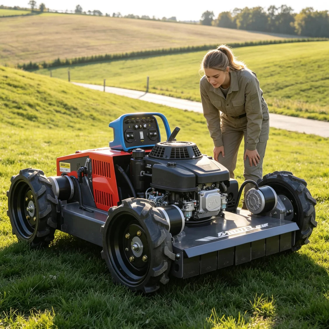 Robot Lawn Mower – Smart GPS – Cordless Self-Propelled – 500mm Width | KIMLUD