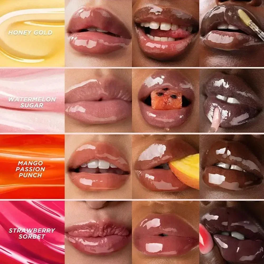 Honey-Infused Lip Gloss Lip Oil Fusion Hydration For Everyday Radiance — Pink | KIMLUD