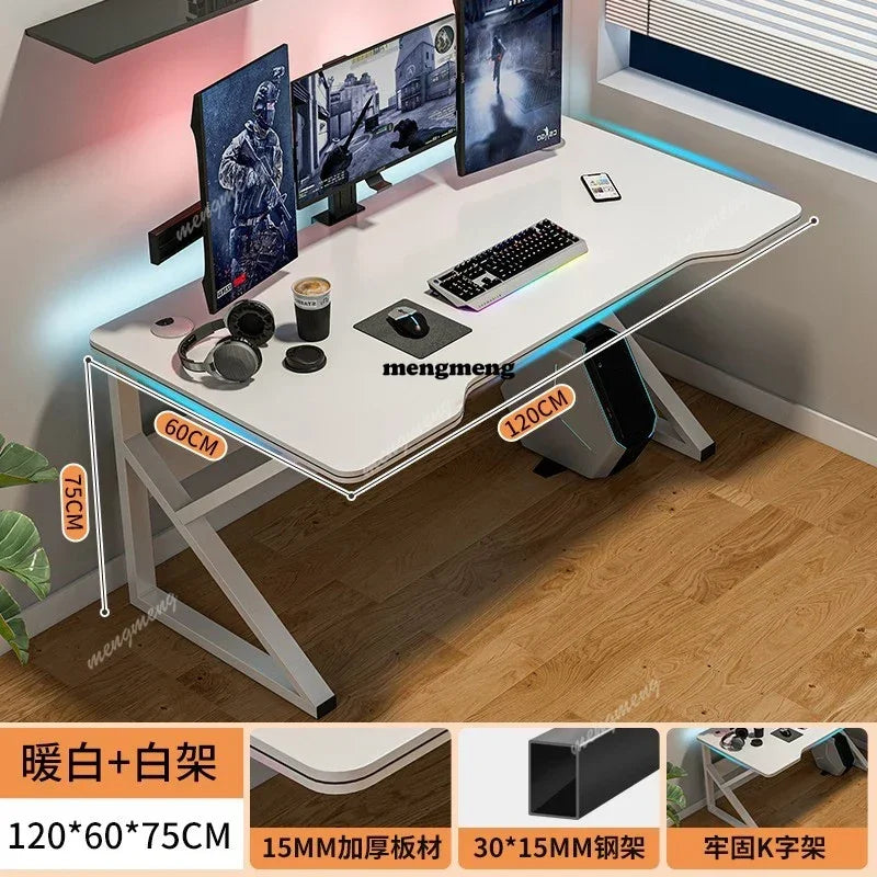 Wooden L-Shape Computer Desk With Study Space — Black | KIMLUD