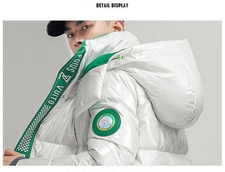 Men's Long Hooded Parka – Cotton Fill – Winter Coat | KIMLUD