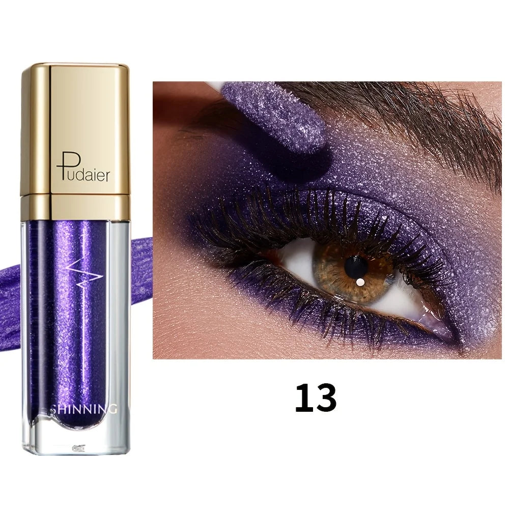 Opulent Diamond-Glow Pearlescent Eyeshadow That Lasts Long, Resists Smudging, And Is Simple to Apply.Ideal for Celebrations.