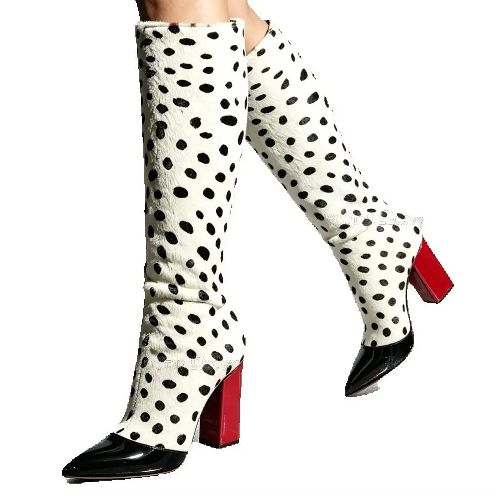 Leopard Print Boots – Pointed Toe – Green | KIMLUD