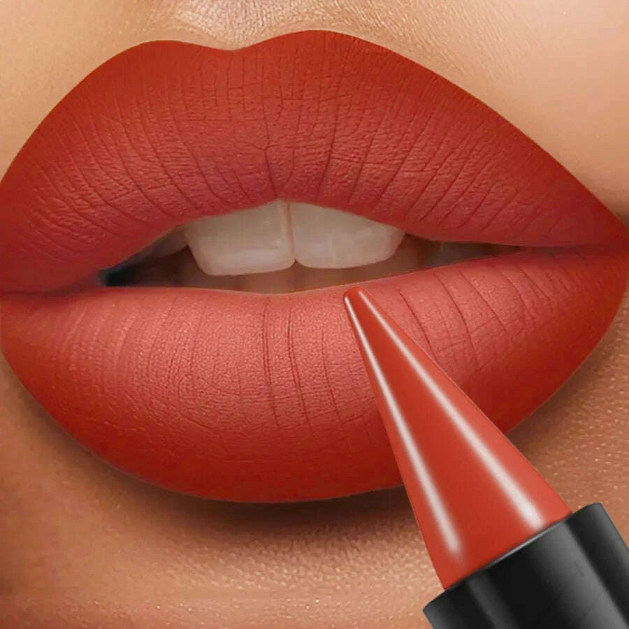 15-colors-sexy-red-lipstick-pen-waterproof-matte-contour-tint-lipstick-long-lasting-lip-glaze-brown-lipliner-pencil-lip-makeupkimludkimlud-35568649
