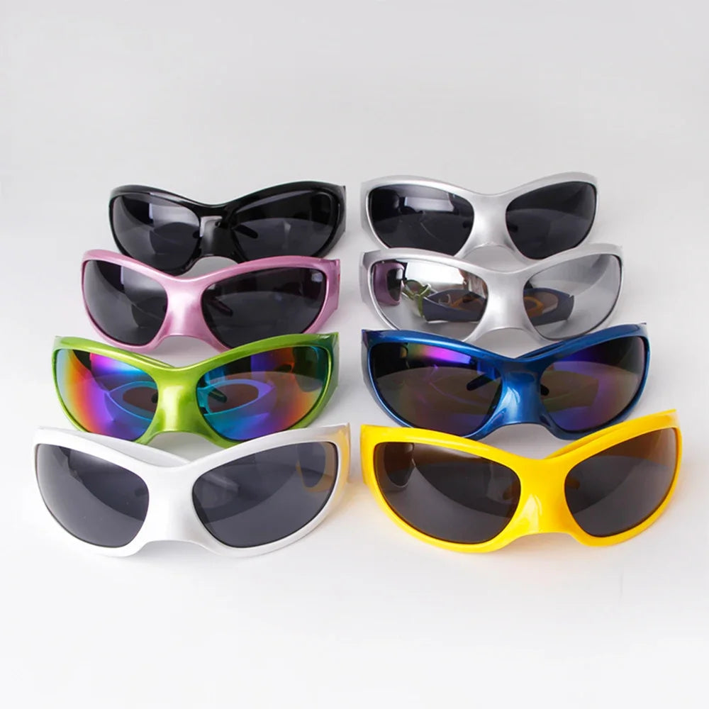 Plastic Oversized Frame Sunglasses — Black | KIMLUD