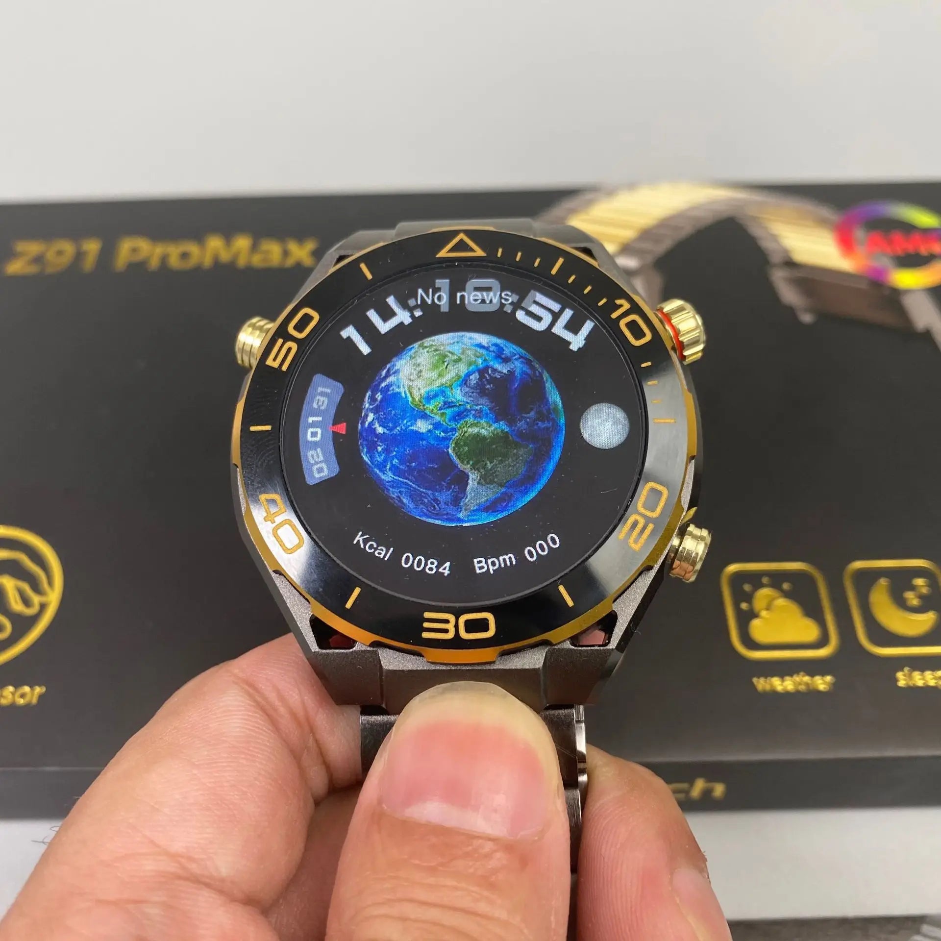 New Z91PROMAX smartwatch, Bluetooth call, heart rate, blood pressure, sleep monitoring information to remind exercise