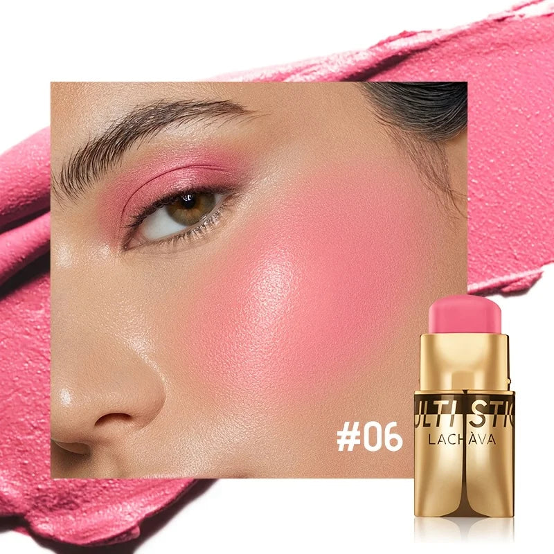 Blush Stick, Natural Nude Makeup Brightening And Embellishing Three-Dimensional Makeup, Facial Multi-Functional, Lips, Blush