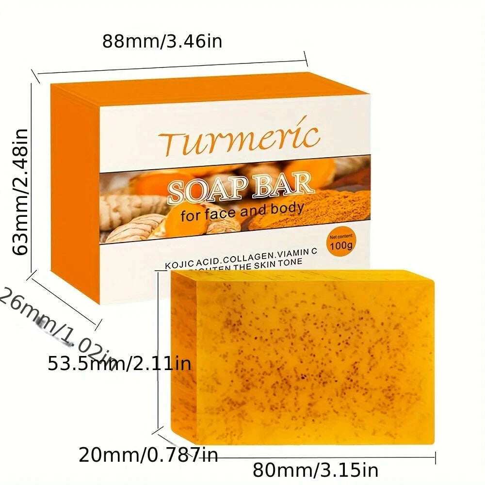 5pcs-turmeric-soap-lemon-acids-handmade-soap-kojic-acid-soap-natural-skincare-bar-for-moisturizing-and-exfoliating-body-and-facekimludkimlud-35559916