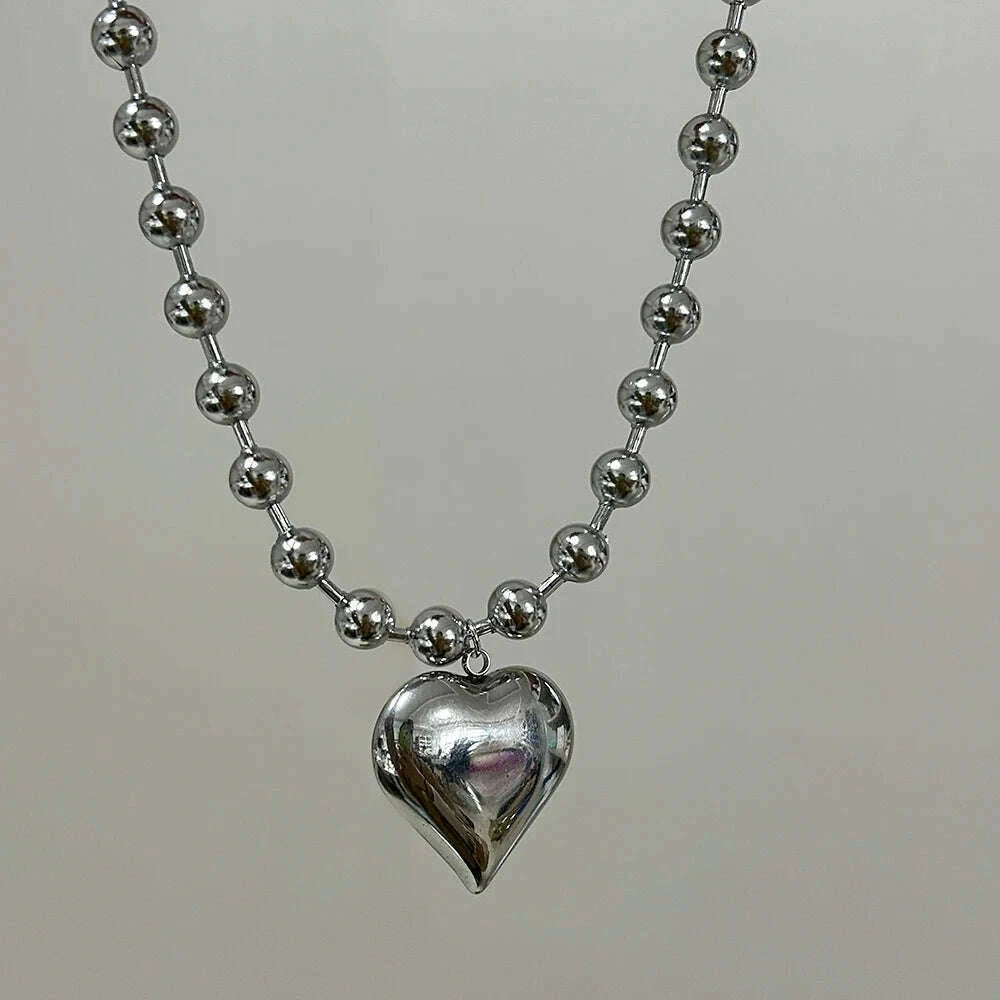gothic-gold-heart-pendant-necklace-for-women-stainless-steel-beaded-choker-steampunk-jewelry-kimlud-kimlud-33911363