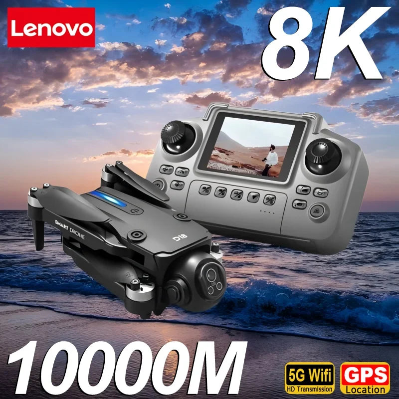 Lenovo D18 Drone 8K Aerial HD Dual Camera Photography Intelligent Obstacle Avoidance Brushless Power 5G WIFI GPS Return VR Drone