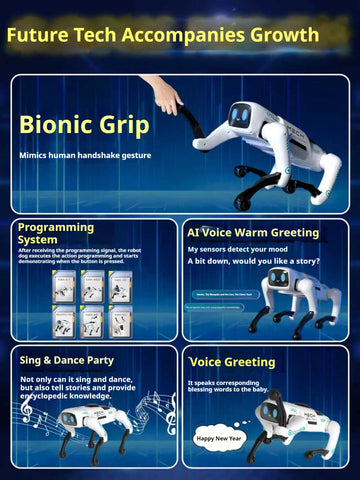 Robot Dog – Programmable Remote Control Toy – Plastic | KIMLUD