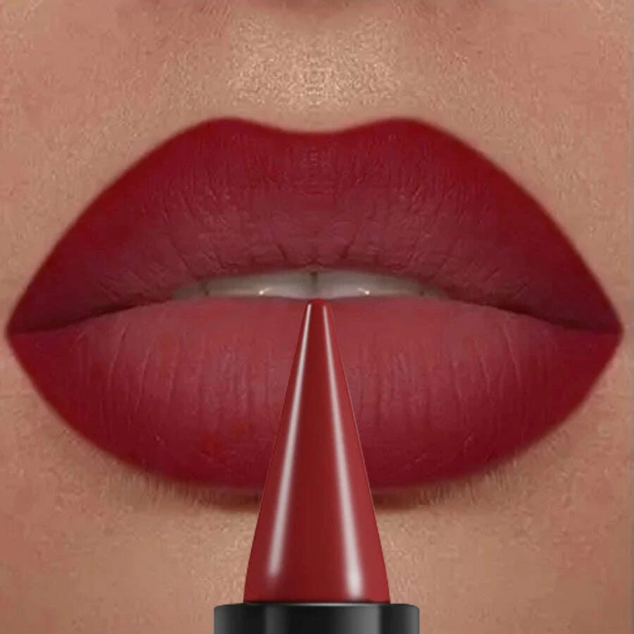 15-colors-sexy-red-lipstick-pen-waterproof-matte-contour-tint-lipstick-long-lasting-lip-glaze-brown-lipliner-pencil-lip-makeupkimludkimlud-35568629