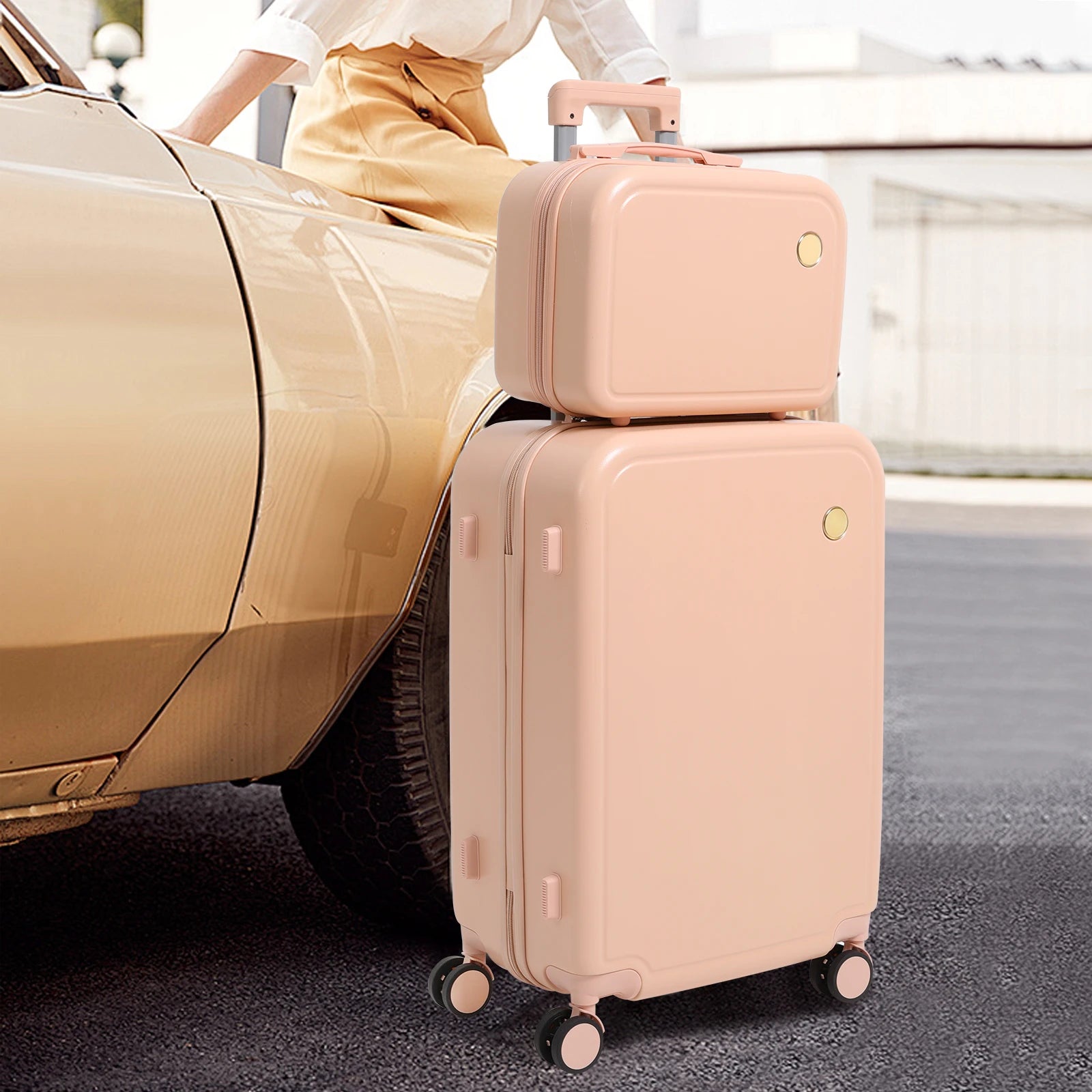 Suitcase with Wheels Small and Large Suitcases Carry On Suitcases Cosmetic Case Carry On Luggage