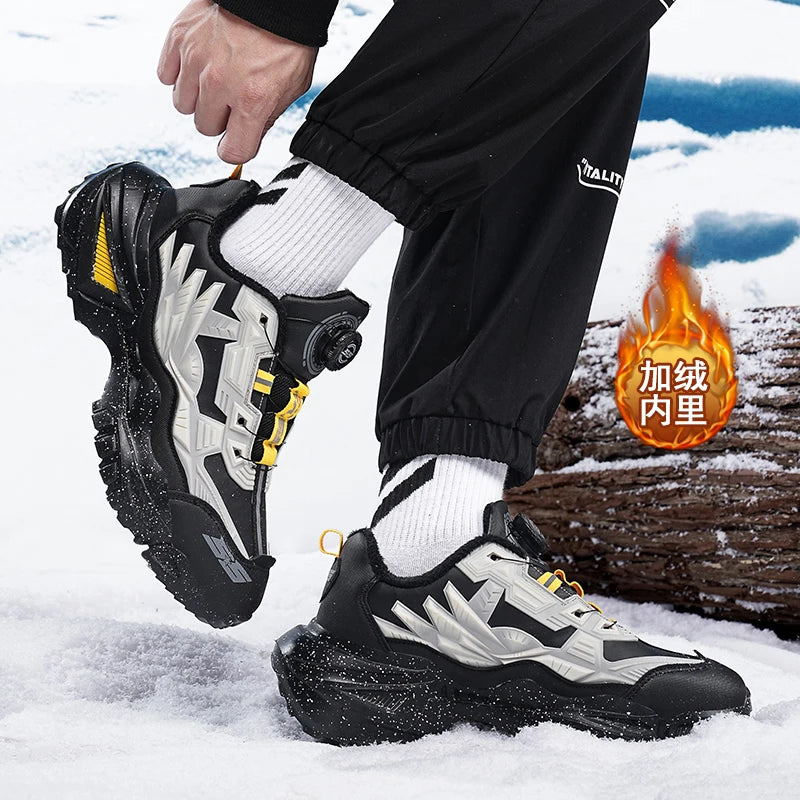 men boots 2025 New Winter Slippers Warm Men Shoes Waterproof Non-Slip Plush Sneakers Male tenis shoes Boots Men Sneakers Winter