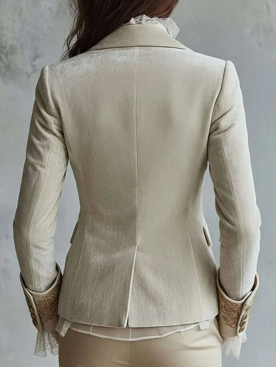gold-velvet-long-sleeve-suit-with-pockets-for-women-floral-print-bell-sleeve-street-style-casual-set-no-taggings-universal-fitkimludkimlud-35572499