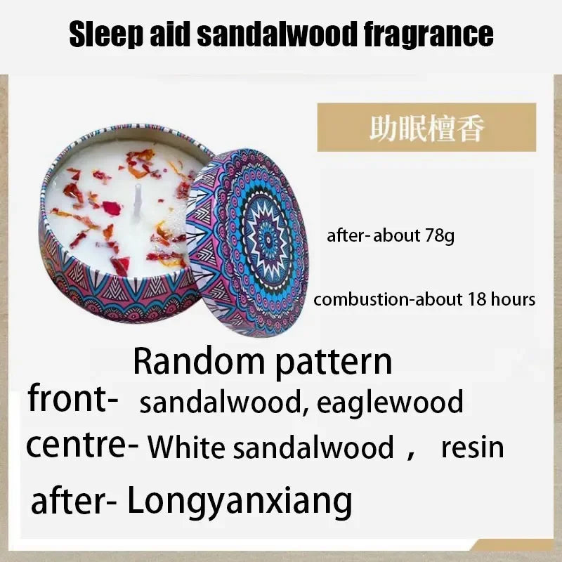 KIMLUD, Gbbma A box of notes Scented candles Use natural dried flowers candles For indoor aromatherapy, KIMLUD Womens Clothes