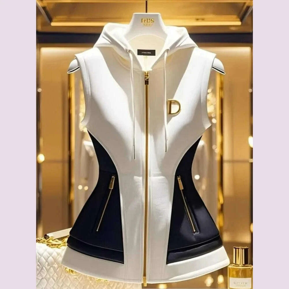 new-spring-french-elegant-high-end-hooded-vest-coat-women-contrast-color-zipper-slim-jacket-temperament-ladies-causal-outwear-kimlud-kimlud-33918301
