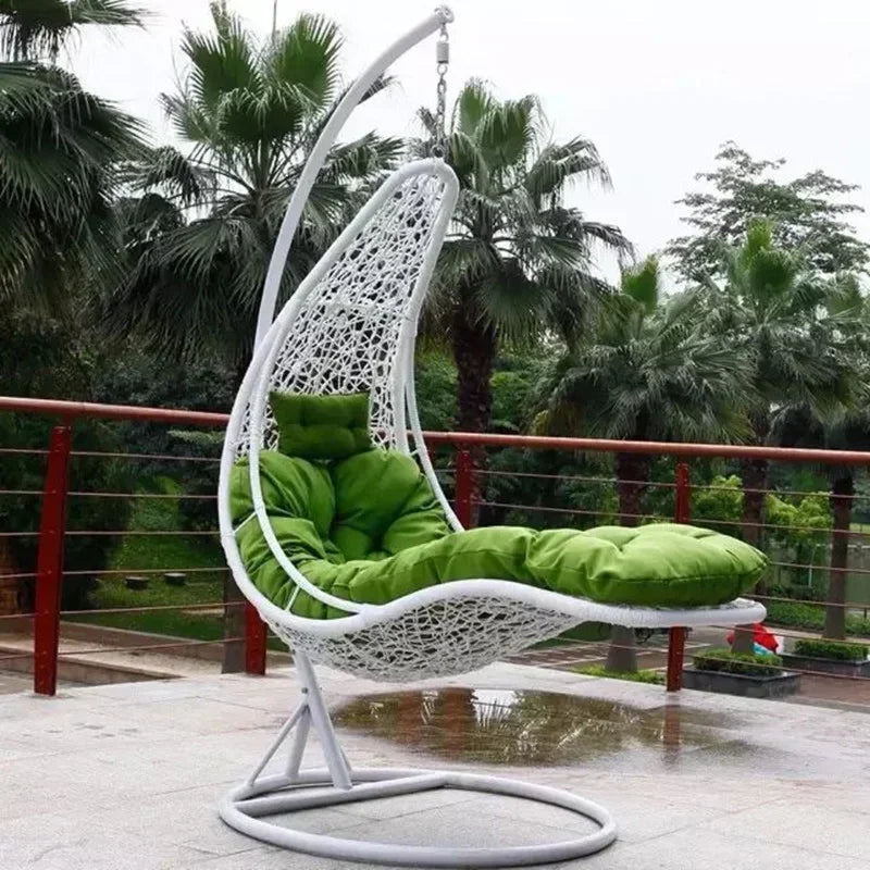 A Moderne terrasse schaukel stuhl hängen luxus ei stuhl hängen gemütliche sillas colgantes