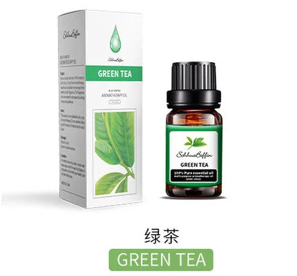 10ml Lavender Green Tea Plant Essential Oil Natural Aromatherapy Fragrance Humidifier Water Soluble Massage Essential Oil