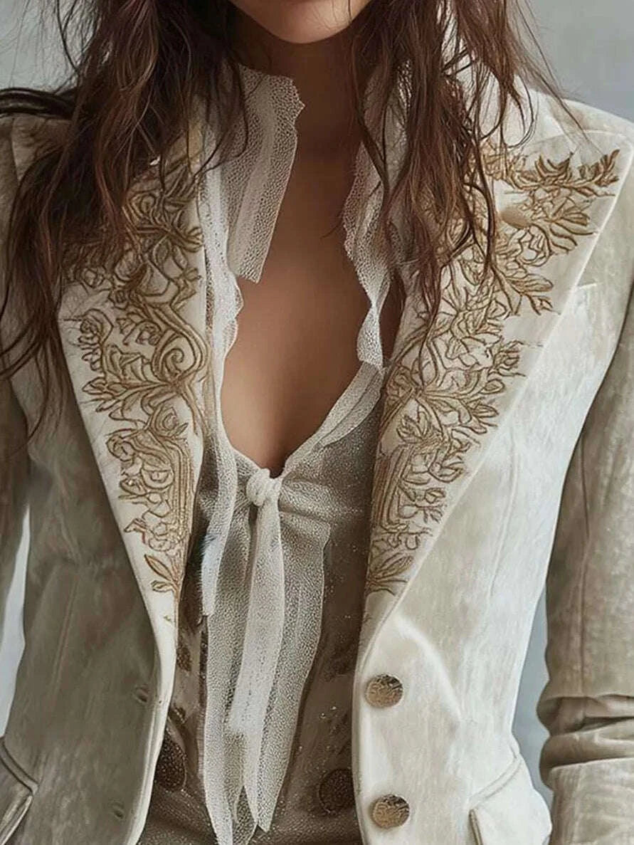 gold-velvet-long-sleeve-suit-with-pockets-for-women-floral-print-bell-sleeve-street-style-casual-set-no-taggings-universal-fitkimludkimlud-35572497