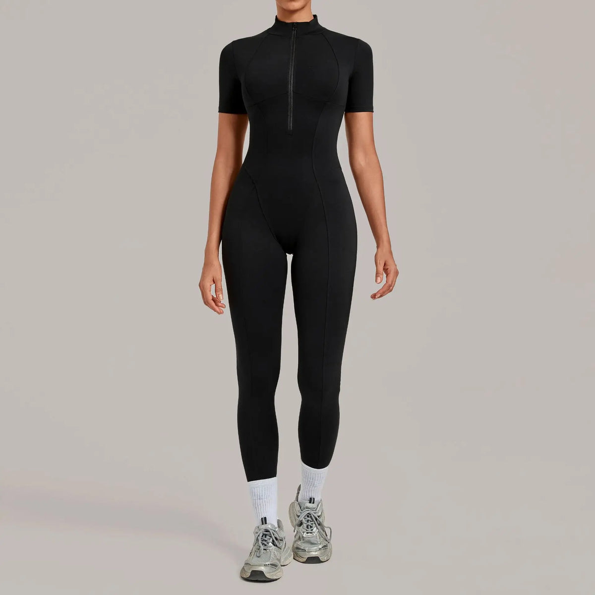 One Piece Jumpsuit – Triangle Back – Nylon Elastane – Sleeveless | KIMLUD