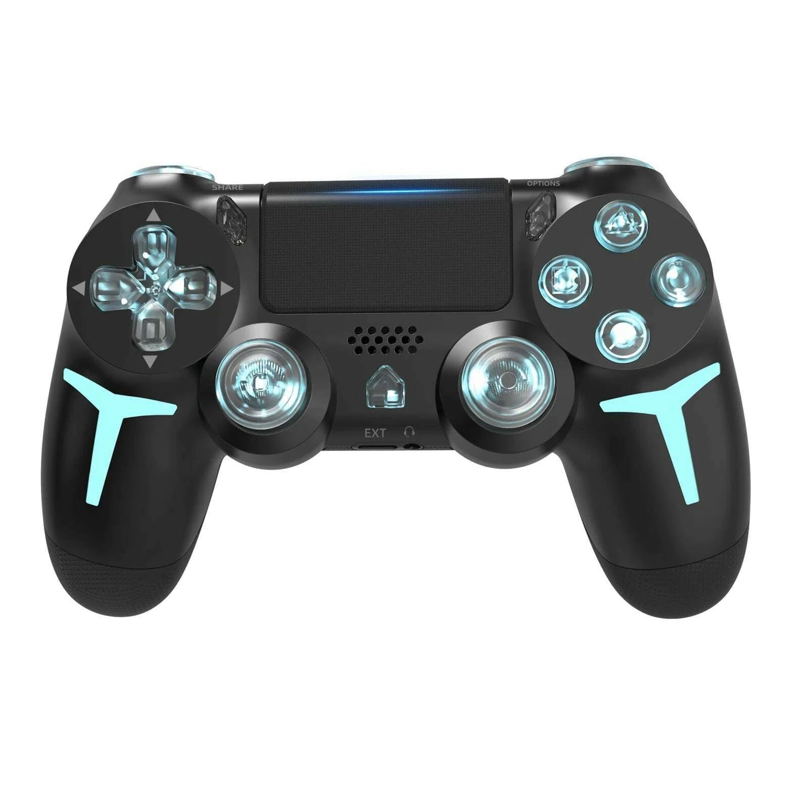 gaminja-rgb-light-wireless-game-controller-for-ps4-ps3-console-computer-pc-led-bluetooth-gamepad-6-axis-gyroscope-dual-vibrationkimlud-womens-fashion-34626595