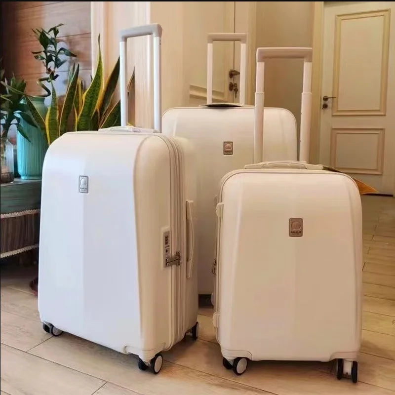 Luggage Women's trolley case Men's universal wheel 20 "password suitcase  24 Silent