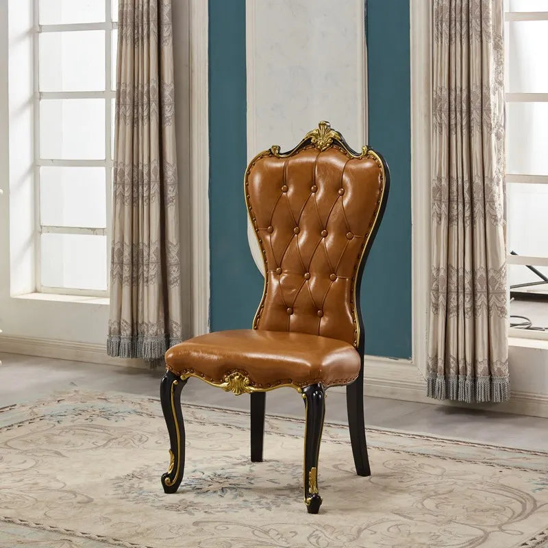 Leather Throne Lounge Chair Diamond-Tufted — Blush Pink | KIMLUD