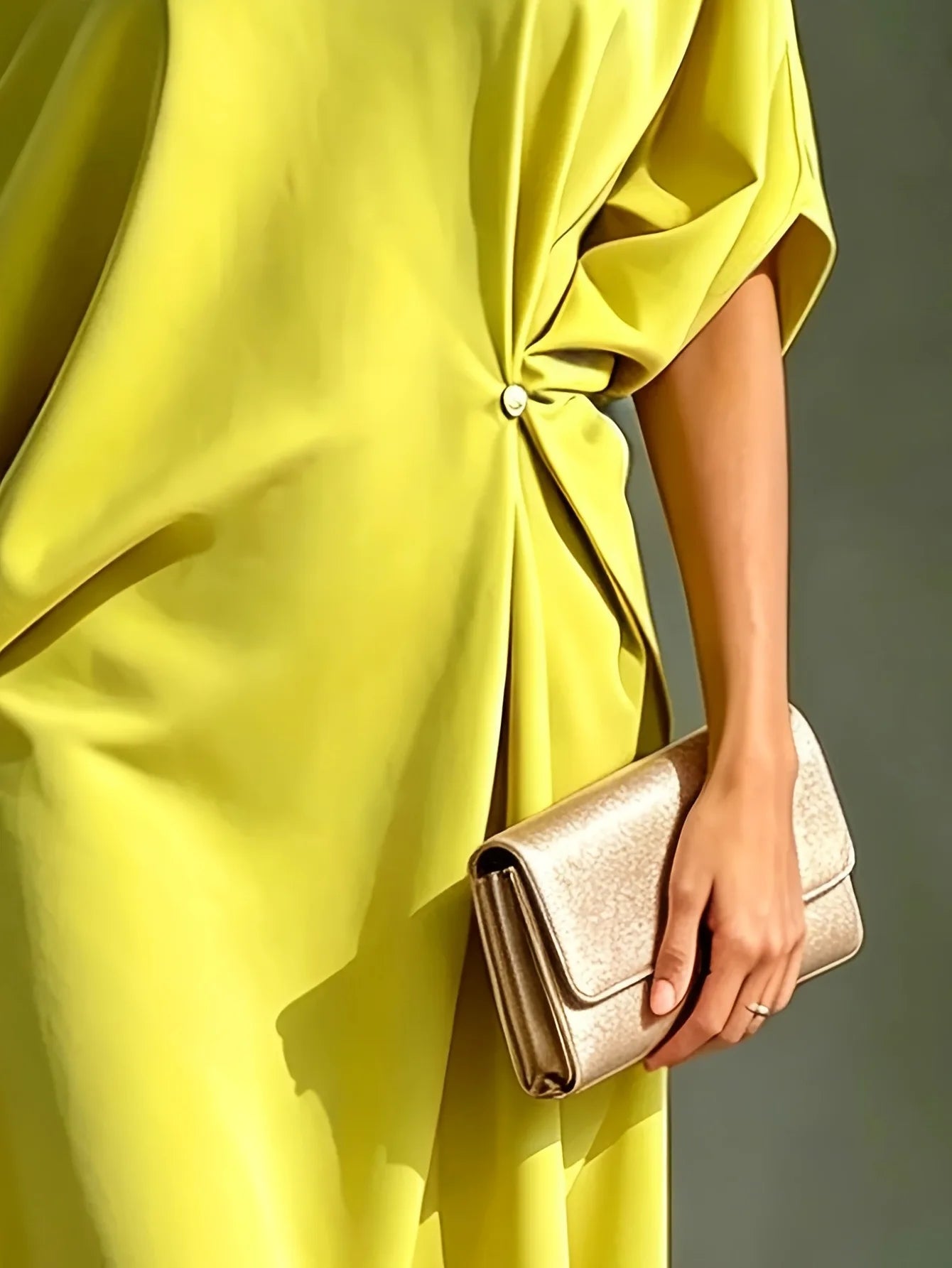 Polyester Off Shoulder Batwing Dress — Ivory | KIMLUD