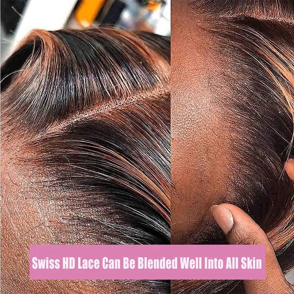 Lace Front Wig - Deep Wave - Remy Human Hair - P1B30 | KIMLUD