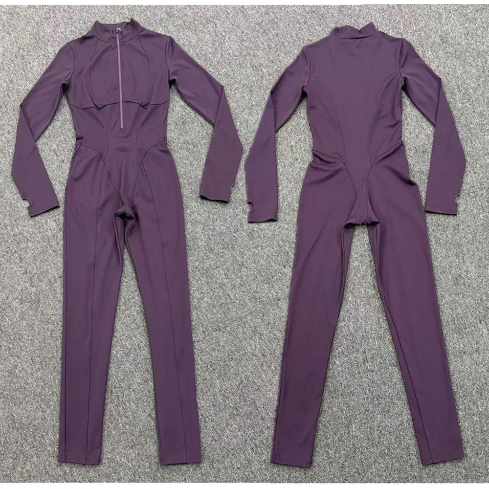 One Piece Jumpsuit – Triangle Back – Nylon Elastane – Sleeveless | KIMLUD