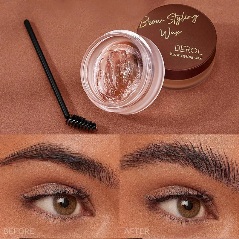 1pcs 3D Eyebrow Styling Cream Makeup Long Lasting Natural Quick-drying Wild Brow Pomade Setting Gel Wax Eyebrow Cosmetics