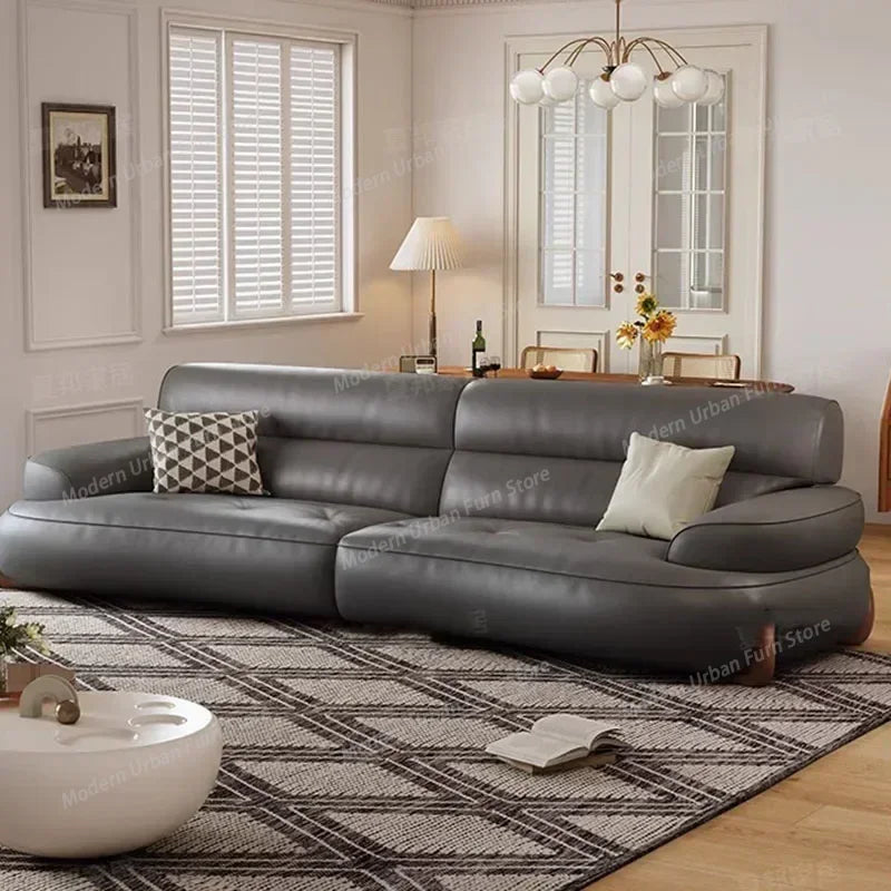Velvet Lounge Sofa Large Modular Sectional With Soft Transitional Curves — Chocolate Brown | KIMLUD