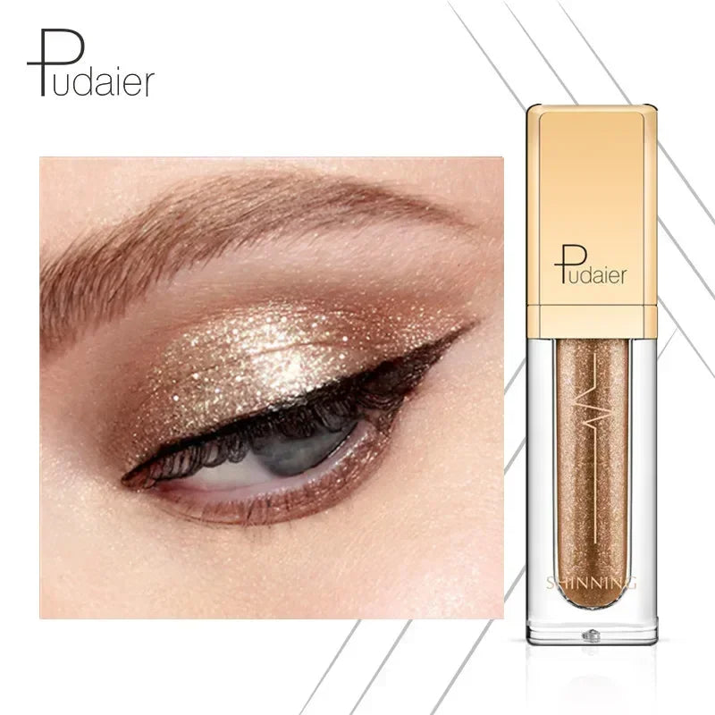 Liquid Eyeshadow – Waterproof – Gel – Purple Gold Metallic | KIMLUD