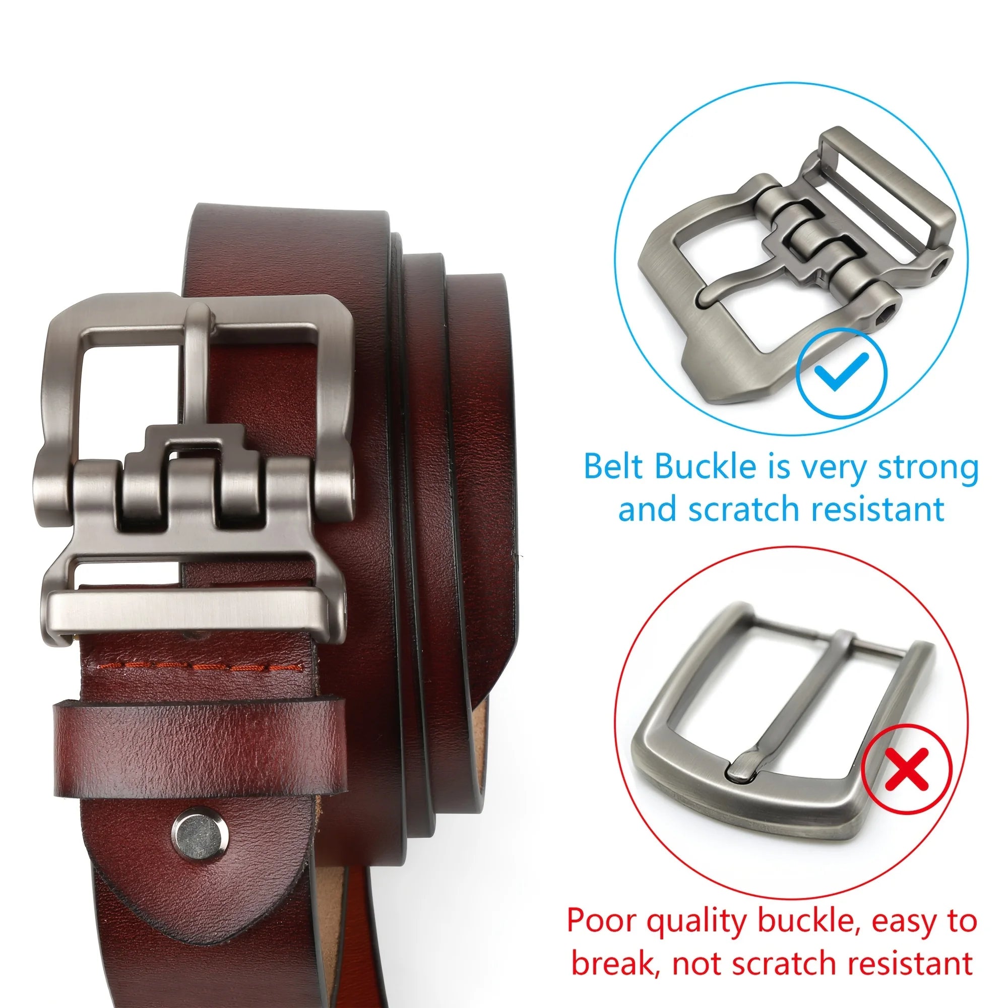 Large Size 140 150 160 170cm Men's Genuine Leather Belts Adjustable Formal Waistband for Jeans Pants Perfect Father'S Day Gift
