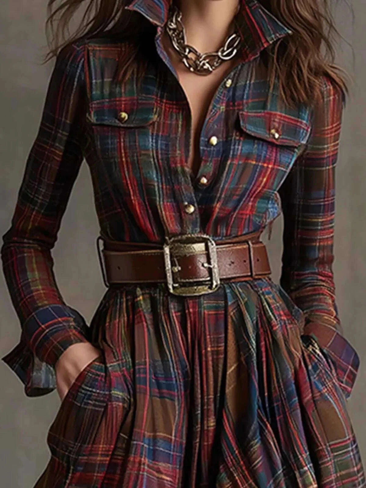 women-vintage-elegant-suede-tassel-mini-dress-high-neck-long-sleeve-pockets-fringe-hem-dress-fashion-solid-autumn-party-dresseskimludkimlud-35558368