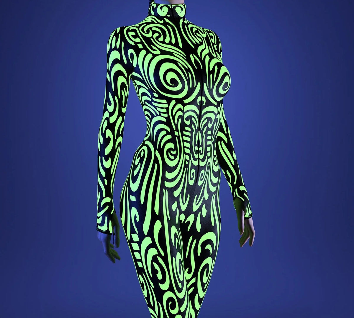 Zentai Suit – 3D Painted Cosplay – Polyester | KIMLUD
