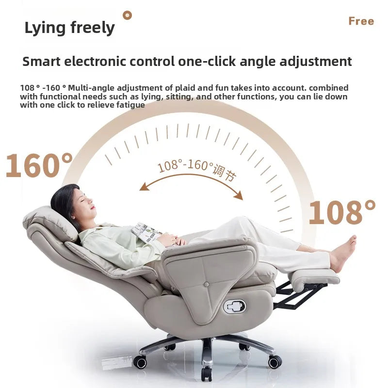 Executive Chair – Adjustable Height – Artificial Leather – Unknown Color | KIMLUD