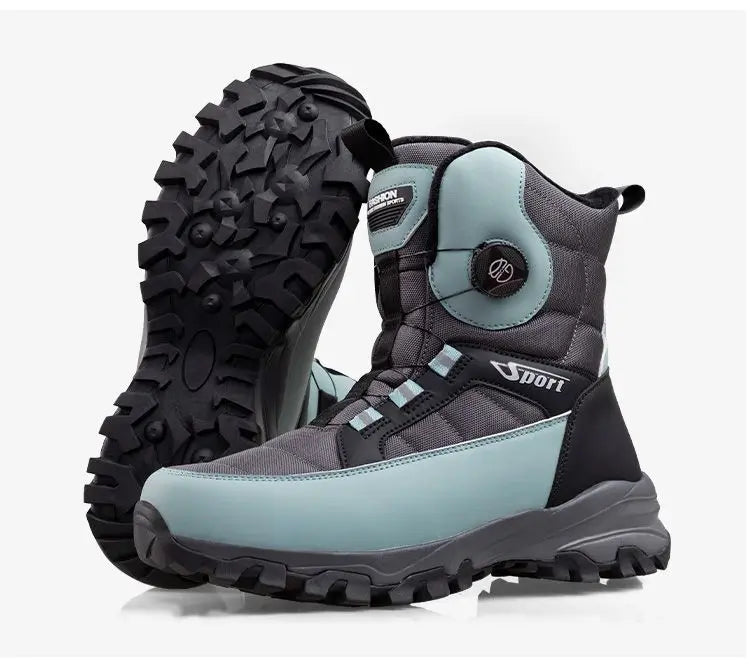 2024 Winter New Thick-soled Non-slip Comfortable Lightweight Velvet Outdoor Cotton Boots Men