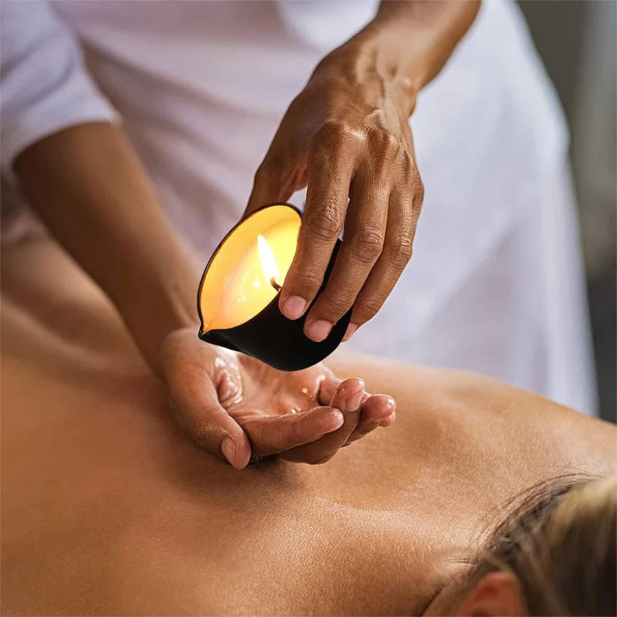 1PC Massage Oil Candles，luxury aromatherapy candles，for Stress Relief and SkinMoisturizing, SM Product Scented Candle Body Oil