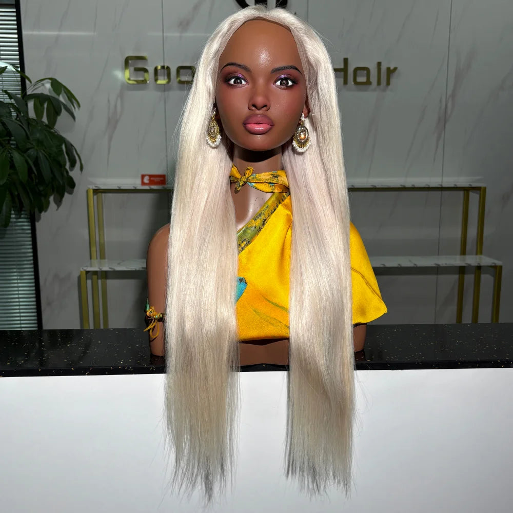Lace Front Wig – 13x6 – Remy Hair – Platinum Blonde | KIMLUD