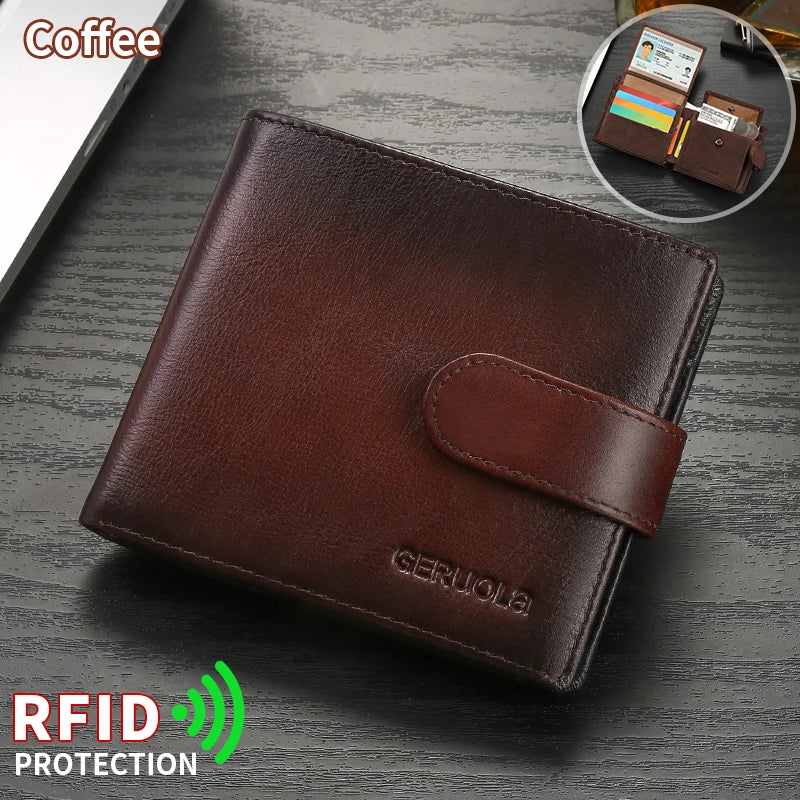 Wallet – RFID Protection – Genuine Leather – Compact | KIMLUD