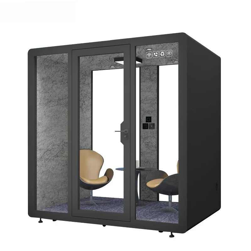 Acoustic Meeting Pod – Soundproof Booth – Carbon Fiber Frame | KIMLUD