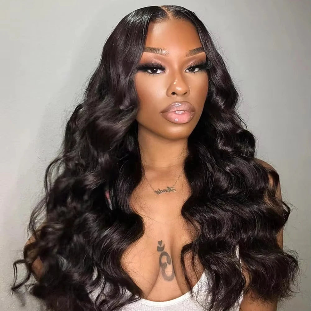 Loose Body Wave Human Hair Wigs 40 Inch 5x5 Glueless Wigs Ready To Wear 100% Human Hair 200 Density Glueless Brazilian Wigs sale