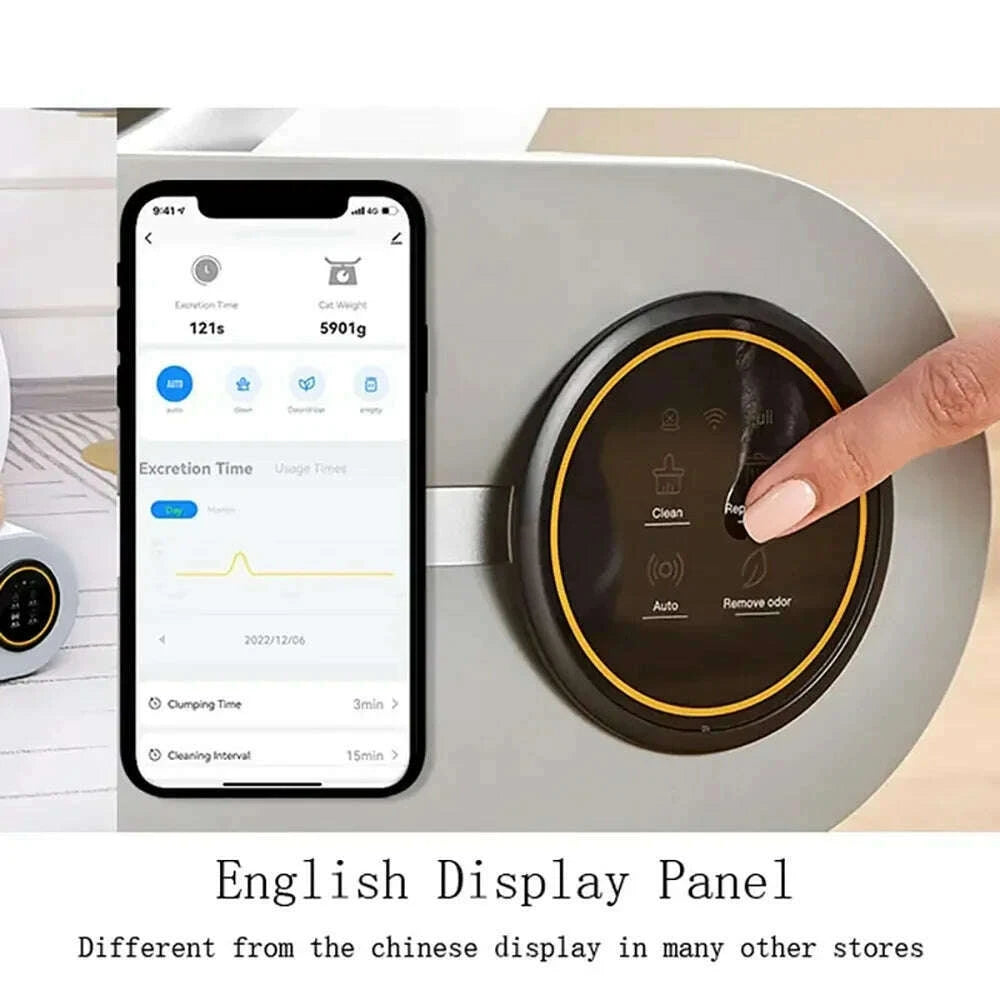 tonepie-65l-automatic-smart-cat-litter-box-self-cleaning-fully-enclosed-cat-litter-box-pet-toilet-litter-tray-english-versionskimlud-womens-fashion-34613852