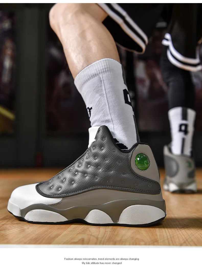 Men's Shoes Autumn 2025 New Basketball Mid-Top Casual Sports Trendy Shoes Youth Sneakers Sports Shoes Thick-Soled Casual Shoes