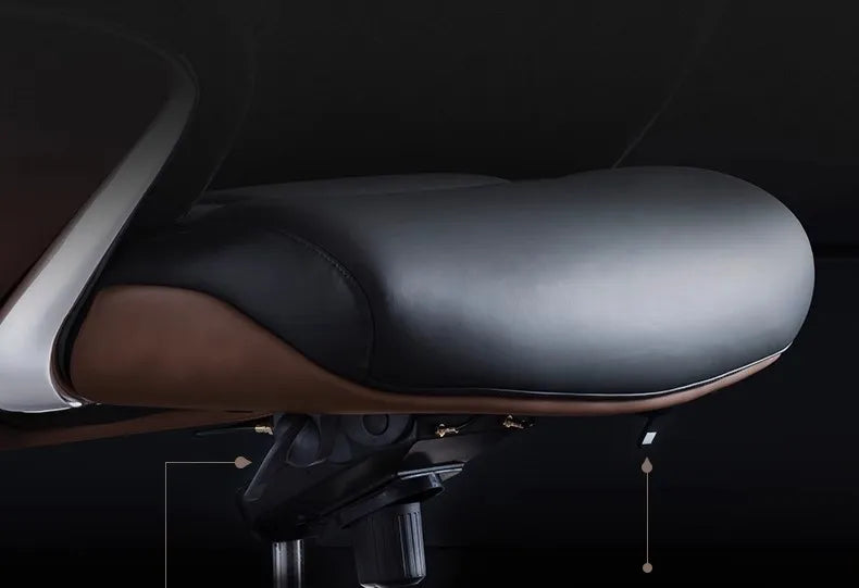Office Chair - Modern Ergonomic - Cowhide | KIMLUD