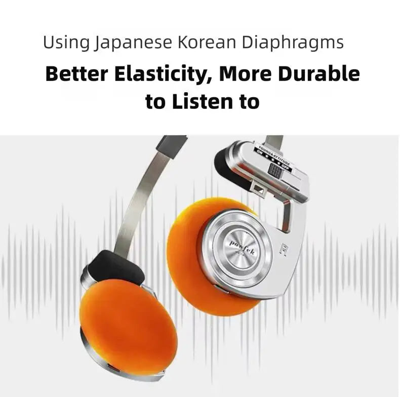 KIMLUD, Foldable Portable Retro Style Wireless Headphones Bluetooth 5.3 HIFI Stereo Noise Reduction Long Battery Life Over-ear Earphones, KIMLUD Womens Clothes